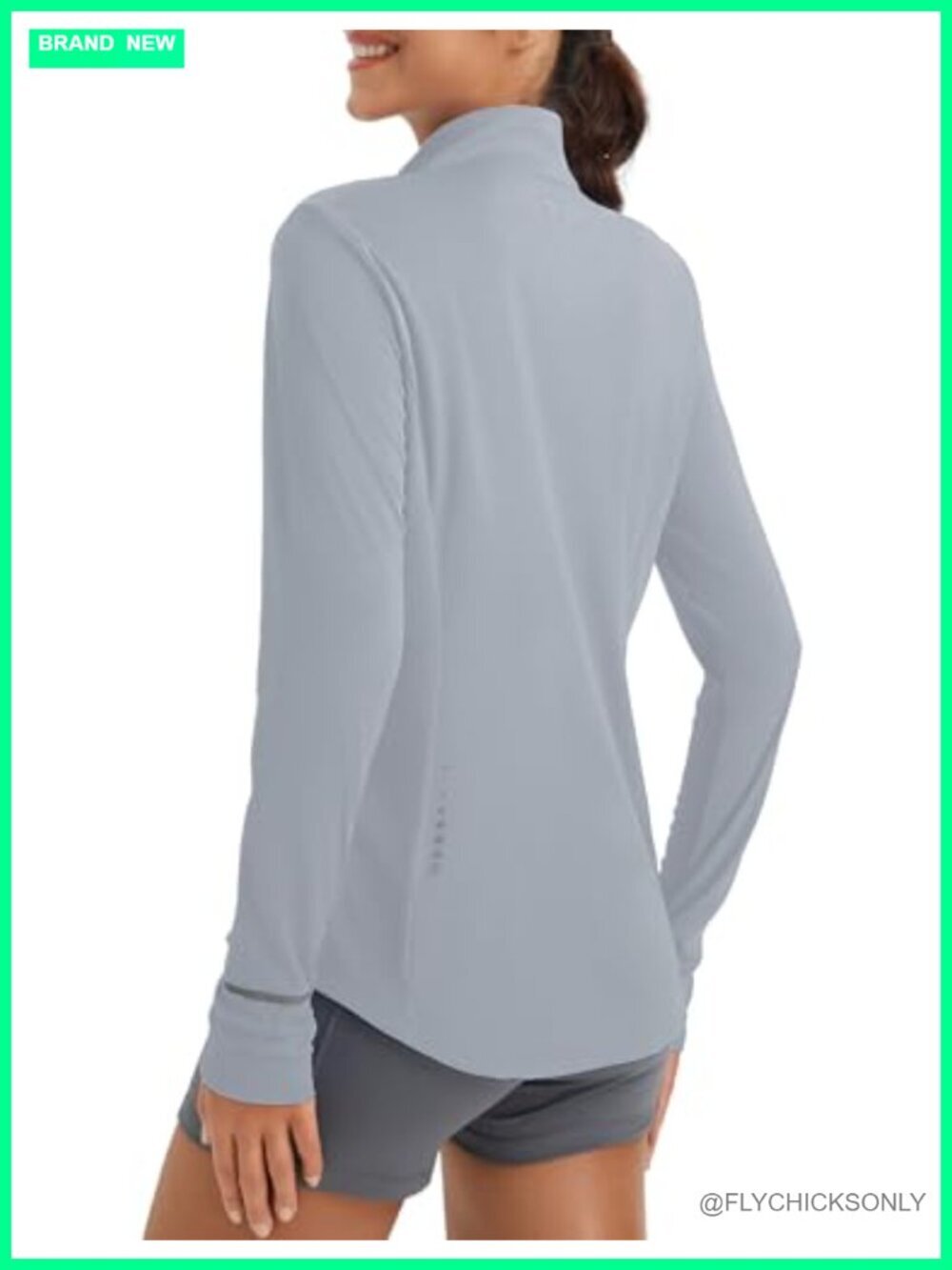 Women's UPF 50+ Lightweight Running Jacket Zip Long Sleeve Sun Protection
